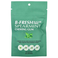 <img alt="B-Fresh, Chewing Gum, Sugar Free, Spearmint, 25 Pieces (50 g)" title="B-Fresh, Chewing Gum, Sugar Free, Spearmint, 25 Pieces (50 g),853401001134"