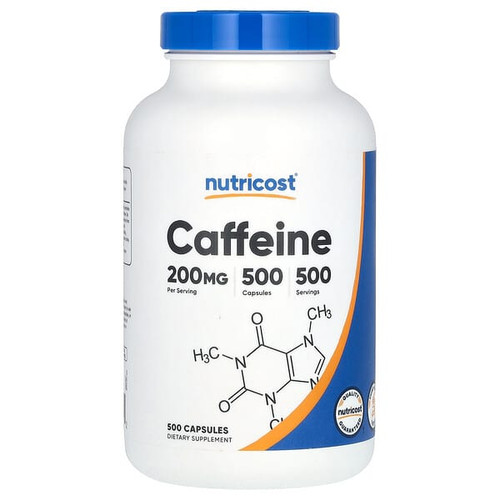 <img alt="Nutricost, Caffeine, 200 mg, 500 Capsules" title="Nutricost, Caffeine, 200 mg, 500 Capsules,810014675152"