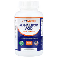 <img alt="Vitamatic, Alpha Lipoic Acid, 240 Vegetable Capsules (300 mg per Capsule)" title="Vitamatic, Alpha Lipoic Acid, 240 Vegetable Capsules (300 mg per Capsule),810078474432"