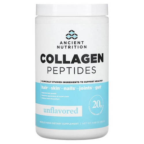 <img alt="Ancient Nutrition, Collagen Peptides, Unflavored, 9.88 oz (280 g)" title="Ancient Nutrition, Collagen Peptides, Unflavored, 9.88 oz (280 g),816401025678"