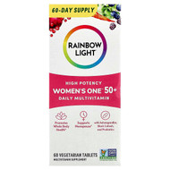 <img alt="Rainbow Light, Womens One50+, Daily Multivitamin, High Potency, 60 Vegetarian Tablets" title="Rainbow Light, Womens One50+, Daily Multivitamin, High Potency, 60 Vegetarian Tablets,021888204229"