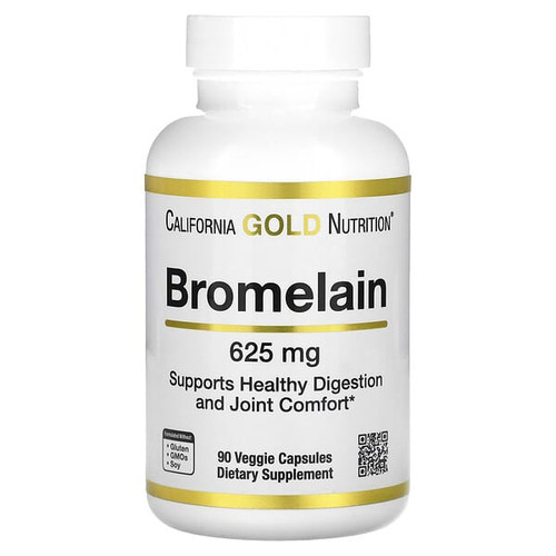 <img alt="California Gold Nutrition, Bromelain, 625 mg, 90 Veggie Capsules" title="California Gold Nutrition, Bromelain, 625 mg, 90 Veggie Capsules,898220021055"