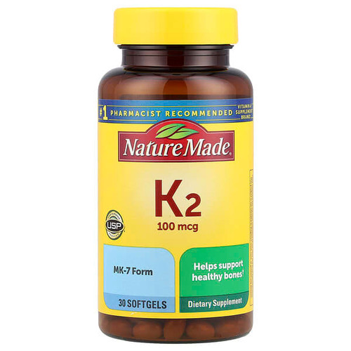 <img alt="Nature Made, Vitamin K2, 100 mcg, 30 Softgels" title="Nature Made, Vitamin K2, 100 mcg, 30 Softgels,031604028824"