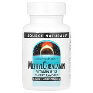 <img alt="Source Naturals, MethylCobalamin, Cherry, 5 mg, 60 Lozenges" title="Source Naturals, MethylCobalamin, Cherry, 5 mg, 60 Lozenges,021078013297"