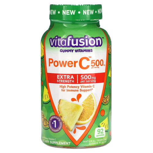 <img alt="VitaFusion, Power C, Tropical Citrus, 92 Gummies (125 mg per Gummy)" title="VitaFusion, Power C, Tropical Citrus, 92 Gummies (125 mg per Gummy),027917260099"