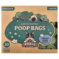 <img alt="Pogis Pet Supplies, Earth Friendly Poop Bags, Super Pack, Powder Fresh, 30 Rolls, 450 Bags" title="Pogis Pet Supplies, Earth Friendly Poop Bags, Super Pack, Powder Fresh, 30 Rolls, 450 Bags,799804650299"