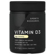 <img alt="Sports Research, Vitamin D3, High Potency, 25 mcg (1,000 IU), 360 Softgels" title="Sports Research, Vitamin D3, High Potency, 25 mcg (1,000 IU), 360 Softgels,023249010517"