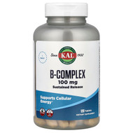 <img alt="KAL, B-Complex, 100 mg, 120 Tablets" title="KAL, B-Complex, 100 mg, 120 Tablets,021245523123"