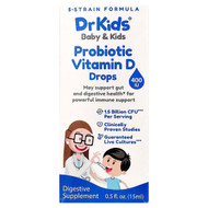 <img alt="DrKids, Baby & Kids, Probiotic Vitamin D Drops, 0.5 fl oz (15 ml)" title="DrKids, Baby & Kids, Probiotic Vitamin D Drops, 0.5 fl oz (15 ml),313992001031"
