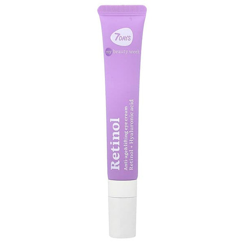 <img alt="7Days Beauty, Retinol, Dual-Action Anti-Age & Lifting Eye Cream, 0.6 fl oz (18 ml)" title="7Days Beauty, Retinol, Dual-Action Anti-Age & Lifting Eye Cream, 0.6 fl oz (18 ml),850068530083"