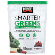 <img alt="Force Factor, Smarter Greens, Summer Berry, 60 Soft Chews" title="Force Factor, Smarter Greens, Summer Berry, 60 Soft Chews,818594017133"