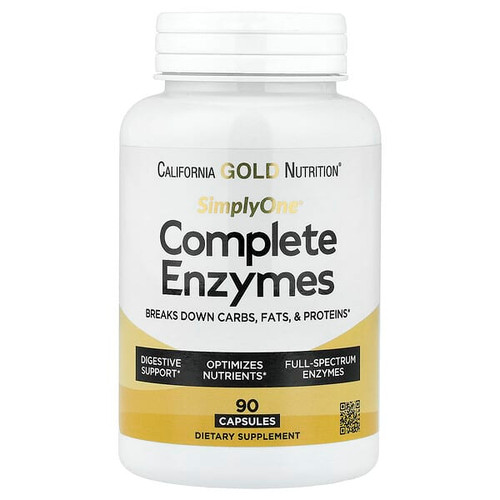 <img alt="California Gold Nutrition, SimplyOne, Complete Enzymes with Betaine HCl, Ox Bile Extract, Full-Spectrum Enzymes, and Bromelain, 90 Capsules" title="California Gold Nutrition, SimplyOne, Complete Enzymes with Betaine HCl, Ox Bile Extract, Full-Spectrum Enzymes, and Bromelain, 90 Capsules,033739001246"