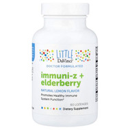 <img alt="Little DaVinci, Immuni-Z + Elderberry, Natural Lemon, 60 Lozenges" title="Little DaVinci, Immuni-Z + Elderberry, Natural Lemon, 60 Lozenges,026664015426"