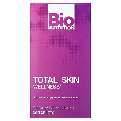 <img alt="Bio Nutrition, Total Skin Wellness, 60 Tablets" title="Bio Nutrition, Total Skin Wellness, 60 Tablets,854936003105"