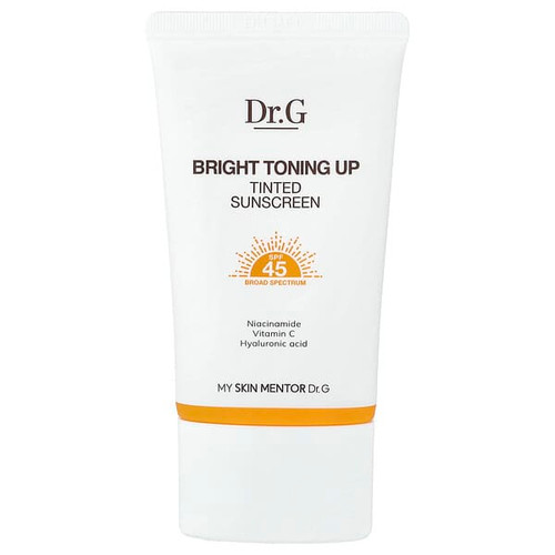 <img alt="Dr. G, Bright Toning Up, Tinted Sunscreen, SPF 45, 1.69 fl oz (50 ml)" title="Dr. G, Bright Toning Up, Tinted Sunscreen, SPF 45, 1.69 fl oz (50 ml),8809963506718"