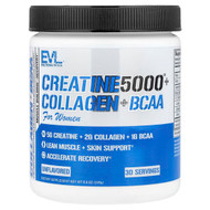 <img alt="EVLution Nutrition, Creatine5000 Plus Collagen + BCAA, For Women, Unflavored, 8.8 oz (249 g)" title="EVLution Nutrition, Creatine5000 Plus Collagen + BCAA, For Women, Unflavored, 8.8 oz (249 g),810167100761"