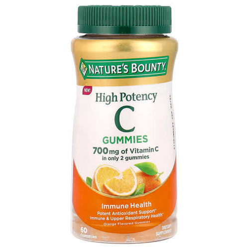 <img alt="Natures Bounty, Vitamin C Gummies, High Potency, Orange, 60 Gummies (350 mg per Gummy)" title="Natures Bounty, Vitamin C Gummies, High Potency, Orange, 60 Gummies (350 mg per Gummy),074312013713"