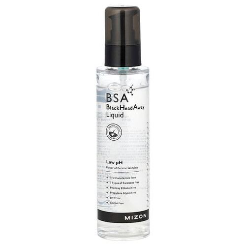 <img alt="Mizon, Skin Renewal Program, BSA Black Head Away Liquid , 3.38 oz (110 g)" title="Mizon, Skin Renewal Program, BSA Black Head Away Liquid , 3.38 oz (110 g),8809663753696"