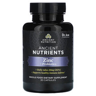 <img alt="Ancient Nutrition, Zinc + Probiotics, 30 Capsules" title="Ancient Nutrition, Zinc + Probiotics, 30 Capsules,816401025265"
