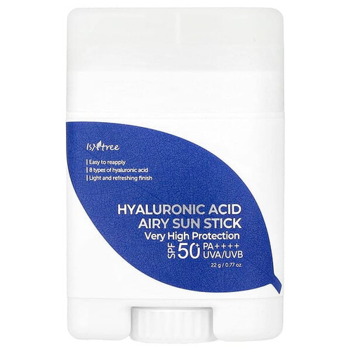 <img alt="ISNtree, Hyaluronic Acid Airy Sun Stick, SPF 50+ PA++++, 0.77 oz (22 g)" title="ISNtree, Hyaluronic Acid Airy Sun Stick, SPF 50+ PA++++, 0.77 oz (22 g),8809686384228"