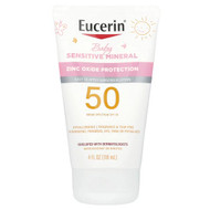 <img alt="Eucerin, Baby, Sensitive Mineral Sunscreen Lotion, SPF 50, Fragrance Free,  4 fl oz (118 ml)" title="Eucerin, Baby, Sensitive Mineral Sunscreen Lotion, SPF 50, Fragrance Free,  4 fl oz (118 ml),072140032272"