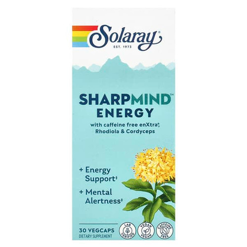 <img alt="Solaray, SharpMind Energy, 30 Vegcaps" title="Solaray, SharpMind Energy, 30 Vegcaps,076280648065"