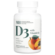 <img alt="Michaels Health, D3 with Vitamin K2, Apricot, 90 Vegetarian Chewable Tablets" title="Michaels Health, D3 with Vitamin K2, Apricot, 90 Vegetarian Chewable Tablets,755929104031"