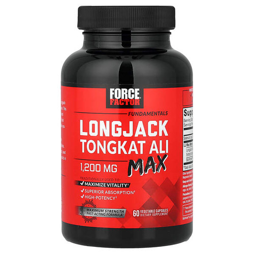 <img alt="Force Factor, Fundamentals, LongJack Tongkat Ali Max, 60 Vegetable Capsules" title="Force Factor, Fundamentals, LongJack Tongkat Ali Max, 60 Vegetable Capsules,818594019069"