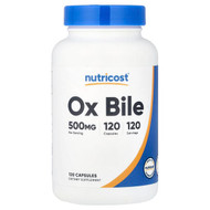 <img alt="Nutricost, Ox Bile, 500 mg, 120 Capsules" title="Nutricost, Ox Bile, 500 mg, 120 Capsules,810014670836"