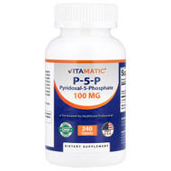 <img alt="Vitamatic, P-5-P, 100 mg, 240 Tablets" title="Vitamatic, P-5-P, 100 mg, 240 Tablets,810078476658"