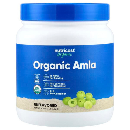 <img alt="Nutricost, Organic Amla, Unflavored, 16.2 oz (454 g)" title="Nutricost, Organic Amla, Unflavored, 16.2 oz (454 g),810139574309"