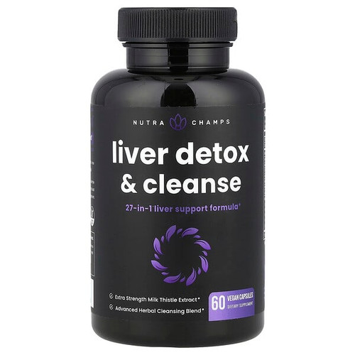 <img alt="NutraChamps, Liver Detox & Cleanse, 60 Vegan Capsules" title="NutraChamps, Liver Detox & Cleanse, 60 Vegan Capsules,621983999114"