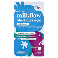 <img alt="UpSpring, Milkflow, Drink Mix, Blueberry Acai, 16 Single Serve Packets, 0.35 oz (10 g) Each" title="UpSpring, Milkflow, Drink Mix, Blueberry Acai, 16 Single Serve Packets, 0.35 oz (10 g) Each,850008560446"