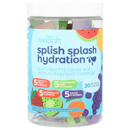 <img alt="Wellah, Splish Splash Hydration, Variety, 20 Stick Packs, 0.2 oz (4.9 - 5.2 g) Each" title="Wellah, Splish Splash Hydration, Variety, 20 Stick Packs, 0.2 oz (4.9 - 5.2 g) Each,850057089417"