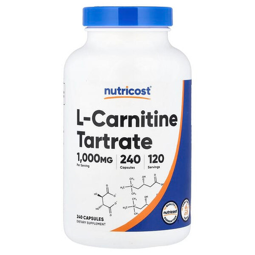 <img alt="Nutricost, L-Carnitine Tartrate, 240 Capsules (500 mg per Capsule)" title="Nutricost, L-Carnitine Tartrate, 240 Capsules (500 mg per Capsule),810014679303"
