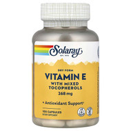 <img alt="Solaray, Vitamin E with Mixed Tocopherols, 268 mg, 100 Capsules" title="Solaray, Vitamin E with Mixed Tocopherols, 268 mg, 100 Capsules,076280041811"