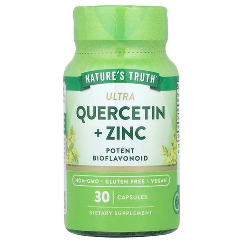 <img alt="Natures Truth, Ultra Quercetin + Zinc, 30 Capsules" title="Natures Truth, Ultra Quercetin + Zinc, 30 Capsules,840093126054"