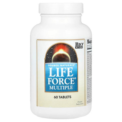 <img alt="Source Naturals, Life Force Multiple, 60 Tablets" title="Source Naturals, Life Force Multiple, 60 Tablets,021078007654"
