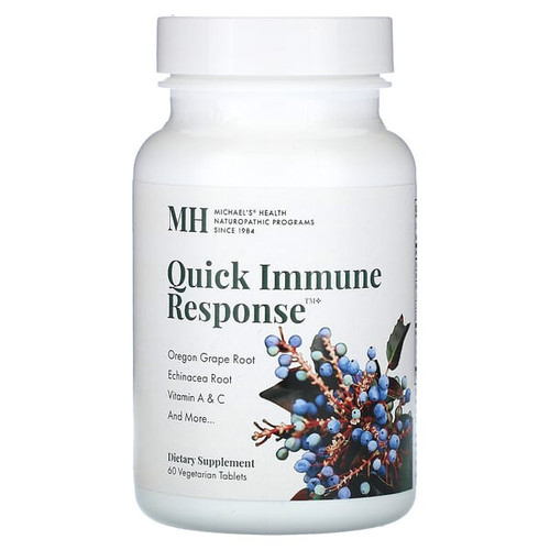 <img alt="Michaels Health, Quick Immune Response, 60 Vegetarian Tablets" title="Michaels Health, Quick Immune Response, 60 Vegetarian Tablets,755929010004"
