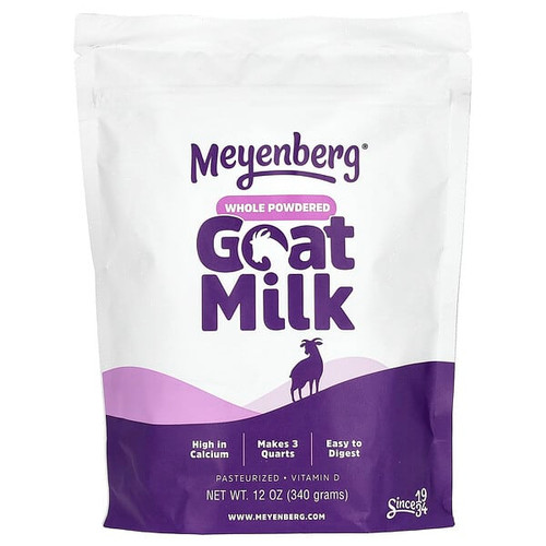 <img alt="Meyenberg Goat Milk, Whole Powdered Goat Milk, 12 oz (340 g)" title="Meyenberg Goat Milk, Whole Powdered Goat Milk, 12 oz (340 g),072904000097"