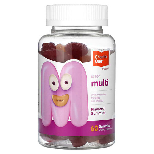 <img alt="Chapter One, M Is For Multi, Flavored, 60 Gummies" title="Chapter One, M Is For Multi, Flavored, 60 Gummies,848998041052"