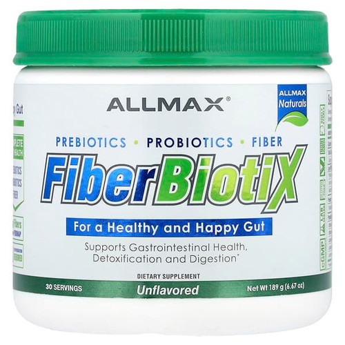 <img alt="ALLMAX, FiberBiotiX, Unflavored, 6.67 oz (189 g)" title="ALLMAX, FiberBiotiX, Unflavored, 6.67 oz (189 g),665553230160"