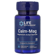 <img alt="Life Extension, Calm-Mag, Magnesium Acetyl Taurinate, 30 Vegetarian Capsules" title="Life Extension, Calm-Mag, Magnesium Acetyl Taurinate, 30 Vegetarian Capsules,737870243434"