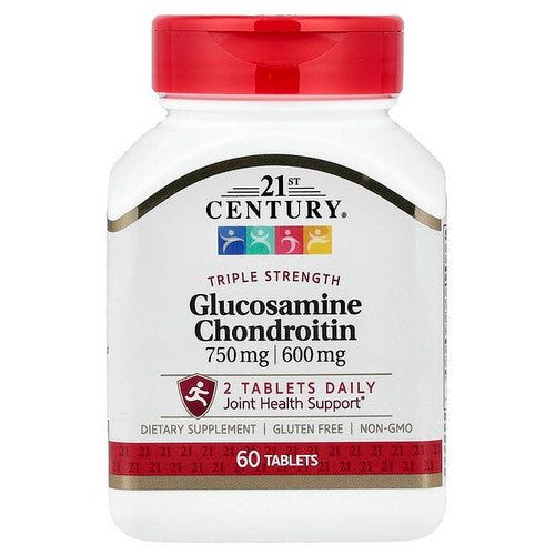 <img alt="21st Century, Glucosamine-Chondroitin, 60 Tablets" title="21st Century, Glucosamine-Chondroitin, 60 Tablets,740985224762"