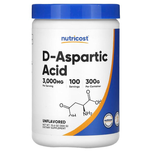 <img alt="Nutricost, D-Aspartic Acid, Unflavored, 10.6 oz (300 g)" title="Nutricost, D-Aspartic Acid, Unflavored, 10.6 oz (300 g),700425812201"