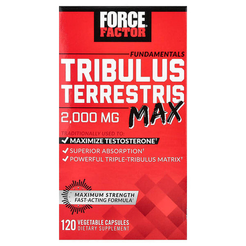 <img alt="Force Factor, Fundamentals, Tribulus Terrestris Max, 120 Vegetable Capsules" title="Force Factor, Fundamentals, Tribulus Terrestris Max, 120 Vegetable Capsules,818594018468"