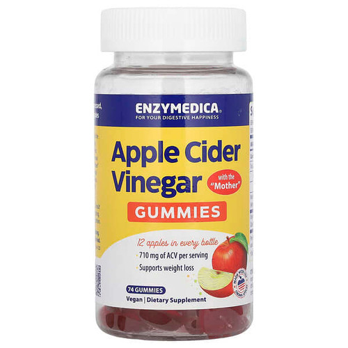 <img alt="Enzymedica, Apple Cider Vinegar Gummies with the Mother, 74 Gummies" title="Enzymedica, Apple Cider Vinegar Gummies with the Mother, 74 Gummies,670480101001"