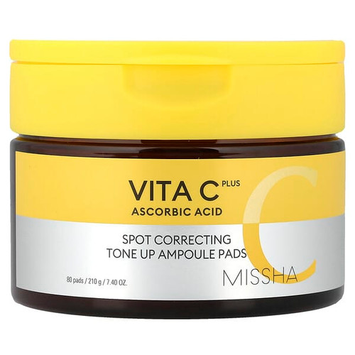 <img alt="Missha, Vita C Plus, Spot Correcting Tone Up Ampoule Pads, 80 Pads, 7.4 oz (210 g)" title="Missha, Vita C Plus, Spot Correcting Tone Up Ampoule Pads, 80 Pads, 7.4 oz (210 g),8809747950898"