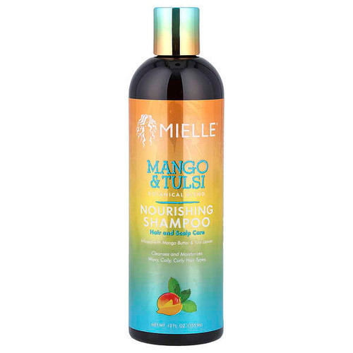 <img alt="Mielle, Nourishing Shampoo, Wavy, Coily, Curly Hair Types, Mango & Tulsi, 12 fl oz (355 ml)" title="Mielle, Nourishing Shampoo, Wavy, Coily, Curly Hair Types, Mango & Tulsi, 12 fl oz (355 ml),850035582046"