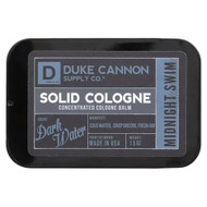 <img alt="Duke Cannon Supply Co., Solid Cologne, Midnight Swim, Dark Water, 1.5 oz" title="Duke Cannon Supply Co., Solid Cologne, Midnight Swim, Dark Water, 1.5 oz,850008675706"